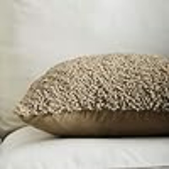 Throw Billow Covers Tan 18x18 Set - Picture 2 of 3